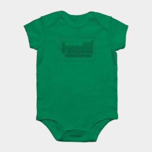 Dustin's Periodic Table Baby Bodysuit